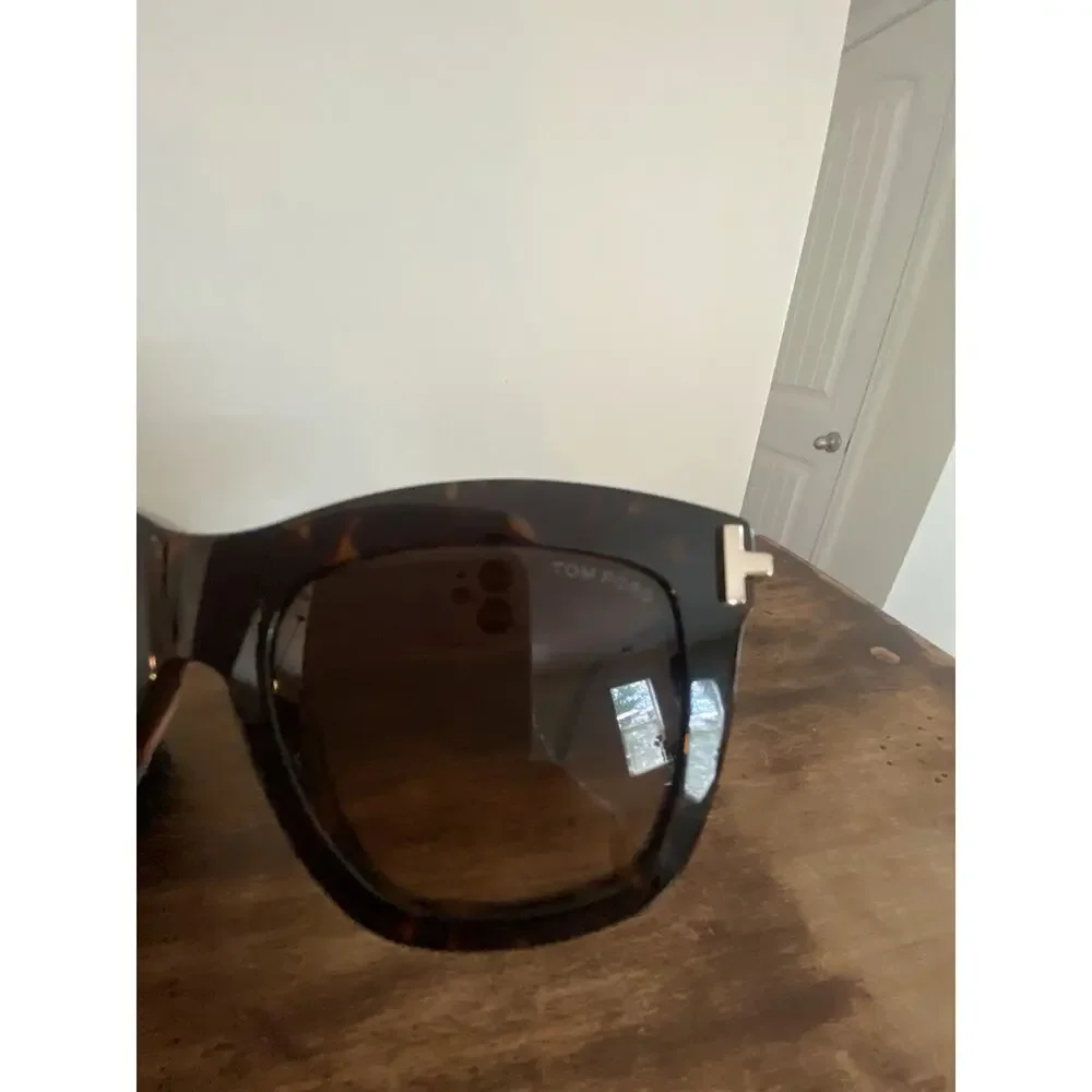 TOM FORD DASHA FT0822 52F Sunglasses Havana Frame‎ Brown Polarized Lens In Case